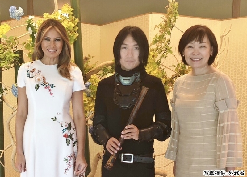 入江要介・アメリカ大統領夫人メラニアトランプ夫人・総理大臣夫人