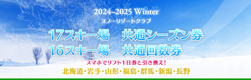 共通リフトクーポン券 5枚綴り 2024-2025 共通リフトクーポン券 5枚綴り 2024-2025 施設利用券