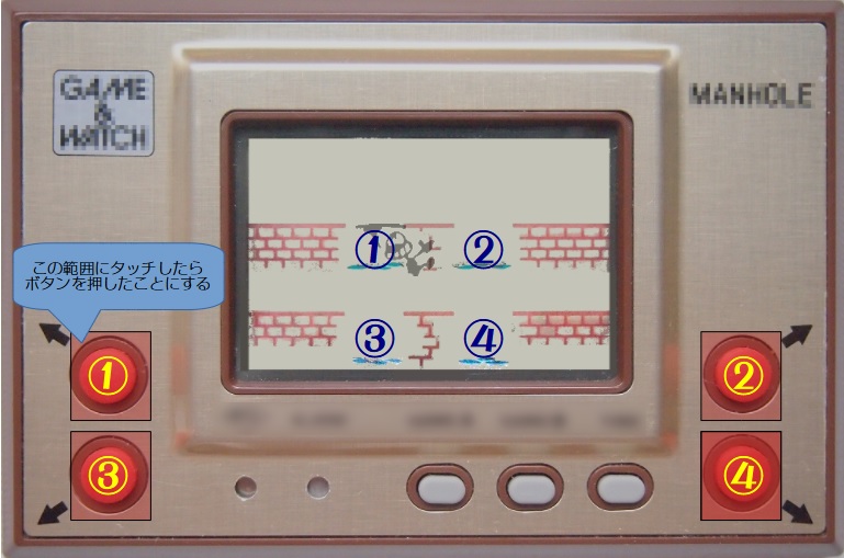 55.ゲーム&ウォッチのマンホールを作ろう その2 - “RUN” それは