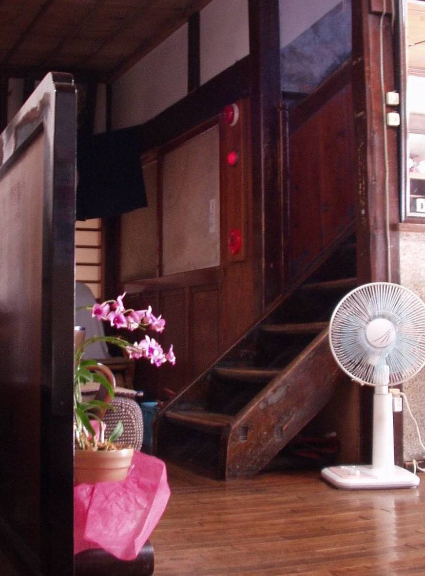 銀山温泉の旅館の中