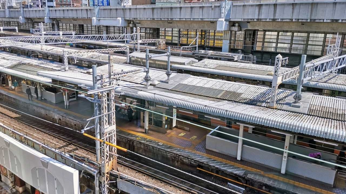 Jr神田駅 北口 西口 南口 ホームー風景写真 東京フォト鉄道