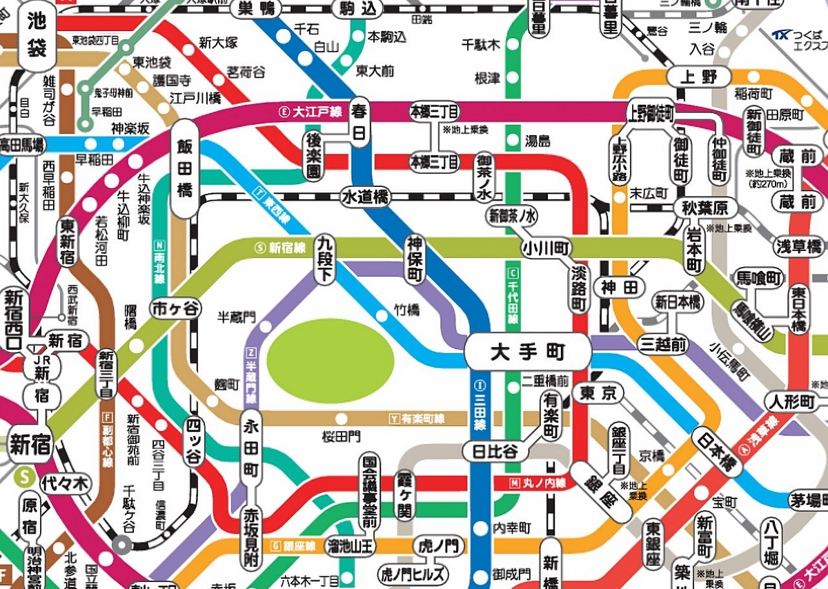 メトロ 神保町駅構内図, 神保町 アクセス _ 三田線 新宿線 神保町駅 – HVYM