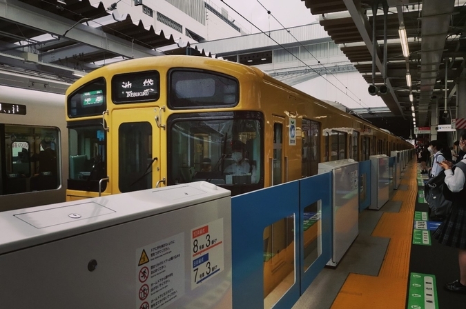 所沢駅で撮影した西武池袋線