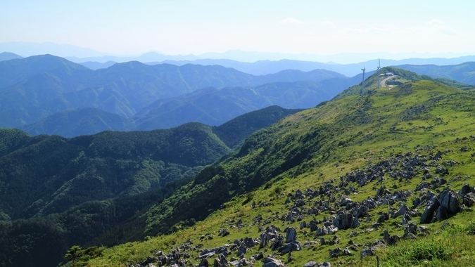 四国カルストの風景写真