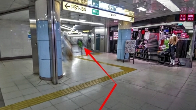 飯田橋駅の構内