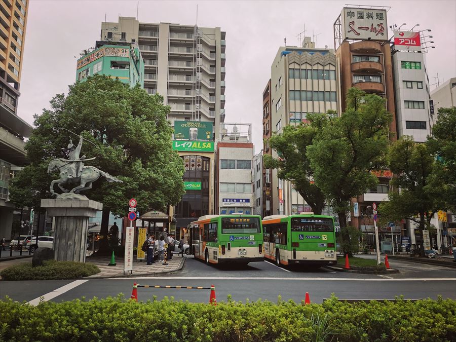 日暮里駅 東口周辺の風景写真