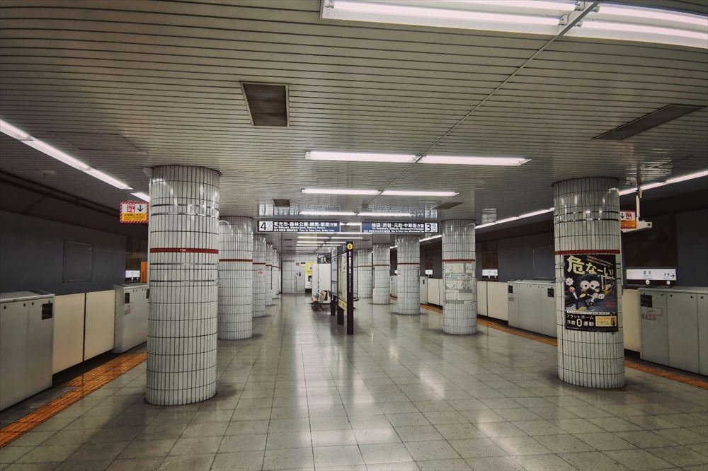 要町駅 副都心線のホーム