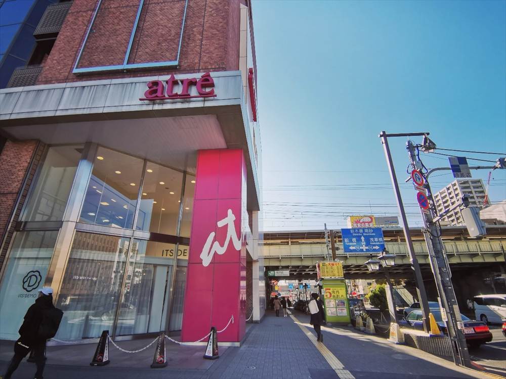 亀戸駅北口の風景