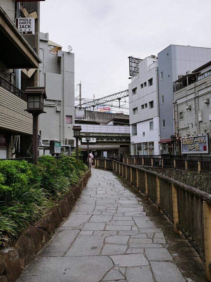JR王子駅の親水公園口周辺の風景写真