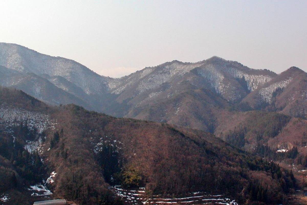 山寺の展望台からの景色