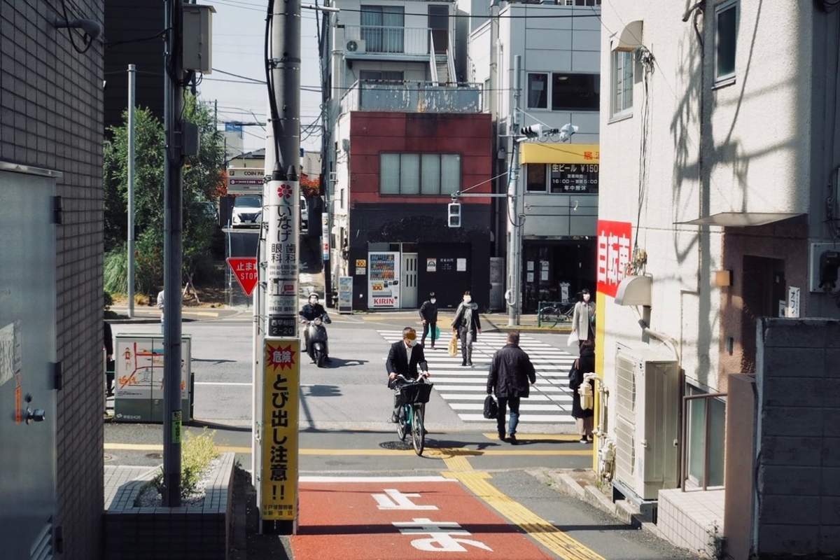 西早稲田駅周辺の風景