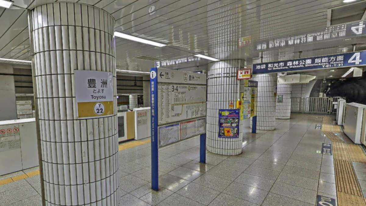 豊洲駅の有楽町線ホーム