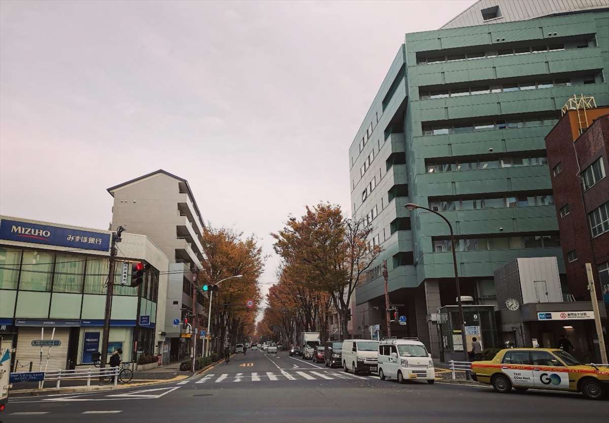 南阿佐ケ谷駅 2a出入口の周辺風景