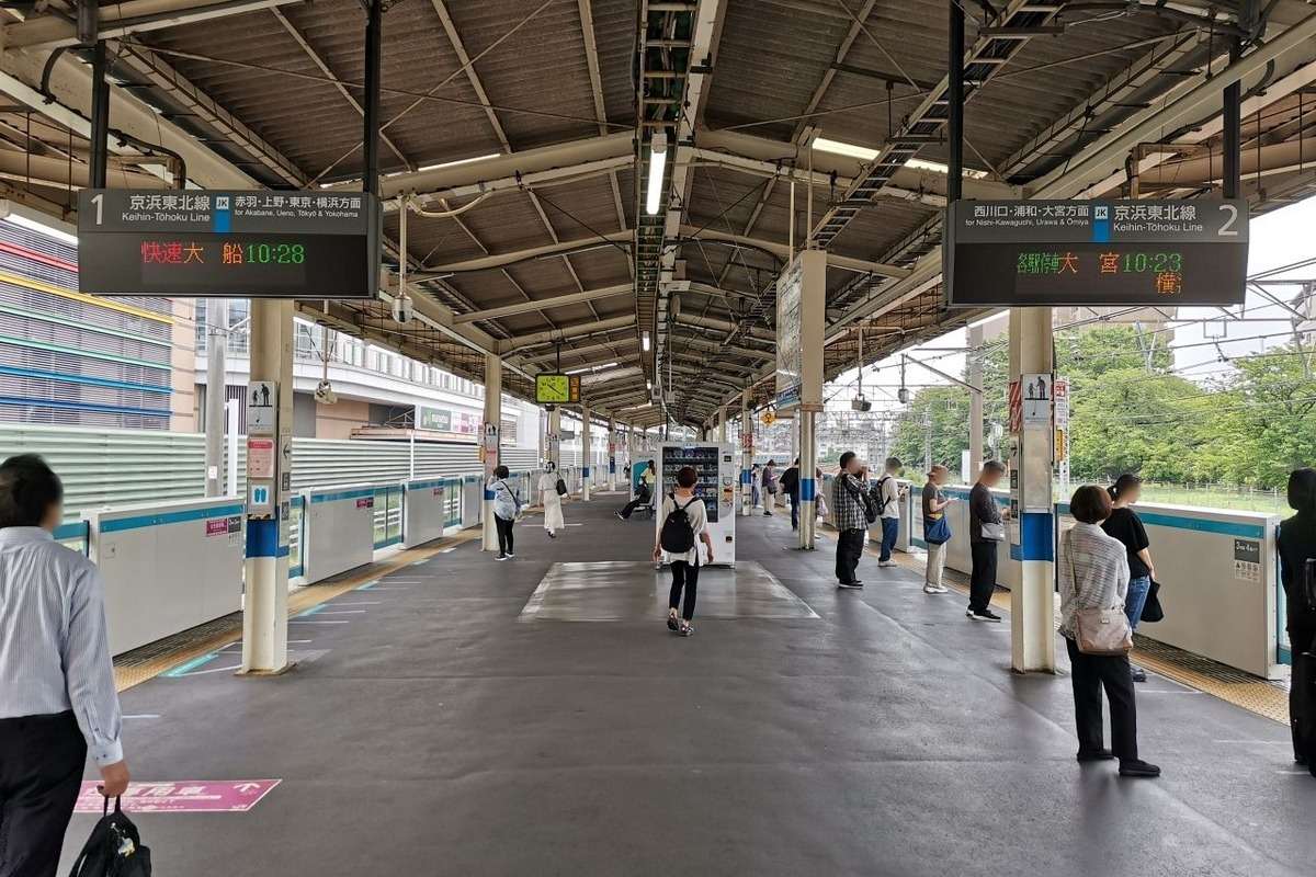 川口駅 風景写真 ホーム