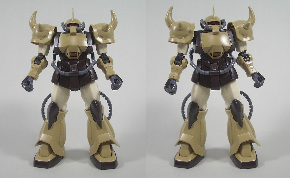 ガンプラ組立済みジャンクセット 高機動試作型ザク プロトタイプグフ（サンドカラー HG プロトタイプグフ（機動実証機サンドカラーVer.） 素組み