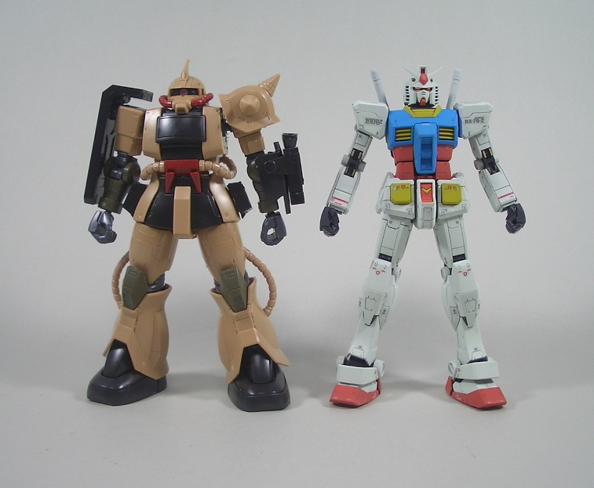 HG ザク・デザートタイプ 素組みレビュー - つみプラファクトリー