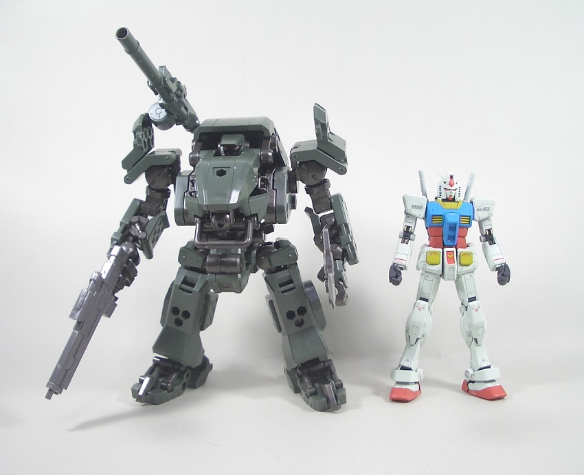 ヘキサギア バルクアームα 密林戦仕様 素組みレビュー - つみ