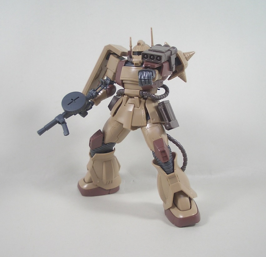 HG ザク・デザートタイプ（ダブルアンテナ仕様） 素組みレビュー