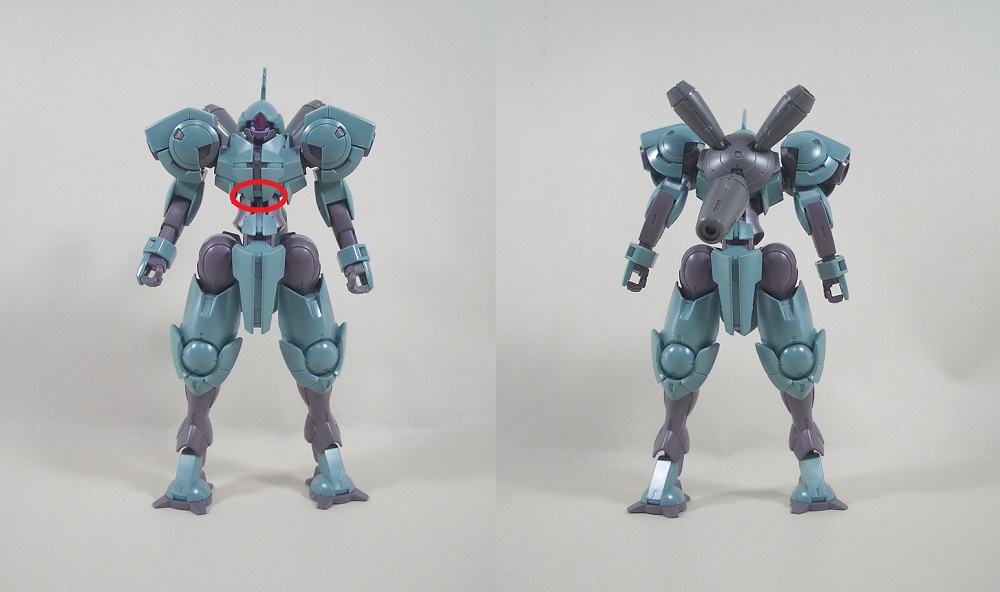 HG ハインドリー 完成品 HG ハインドリー 素組みレビュー - つみプラファクトリー