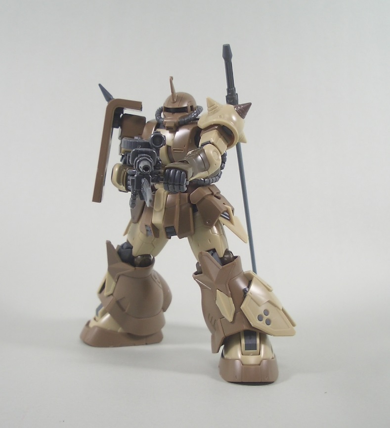 HG 高機動型ザク 地上用（エグバ機） 素組みレビュー - つみプラ