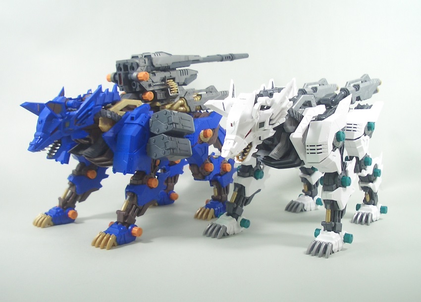 ゾイド HMM ケーニッヒウルフ 素組み デュアルスナイパーライフル 新品未開封 待望のHMMゾイド「ケーニッヒウルフ」！ 塗装と口元の可動域調整