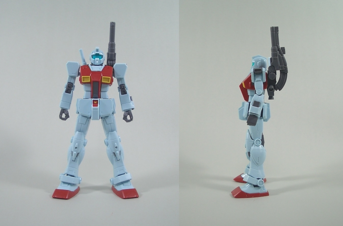 HG ジム（ショルダーキャノン装備/ミサイルポッド装備） 素組み