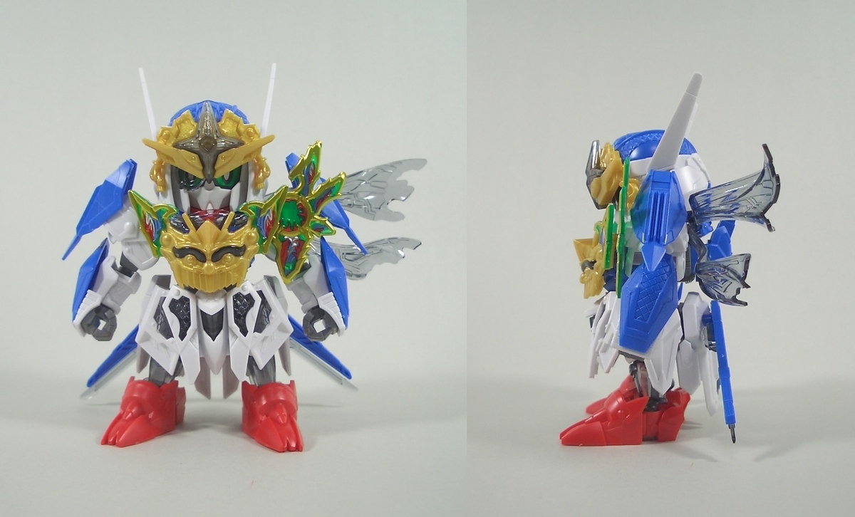 SDガンダム6点セット 隠密エアリアル等 未組立品 ガンダム・エアリアル×隠密頑駄無×復活の輝羅鋼による新世代忍者「隠密