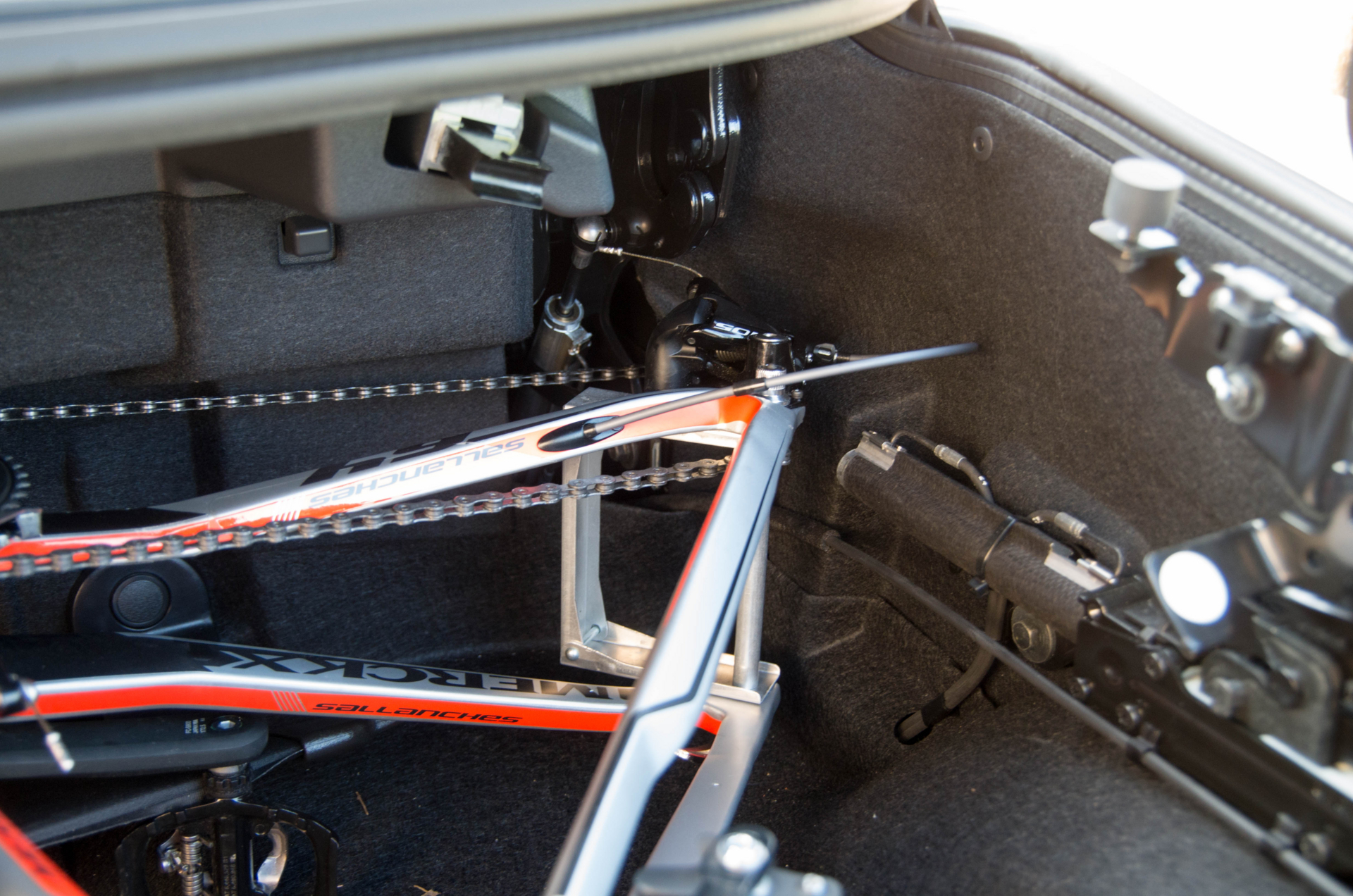コペン La400k に自転車を積んでみる ロードバイク編 Catch227 S Diary 車とカメラと自転車と