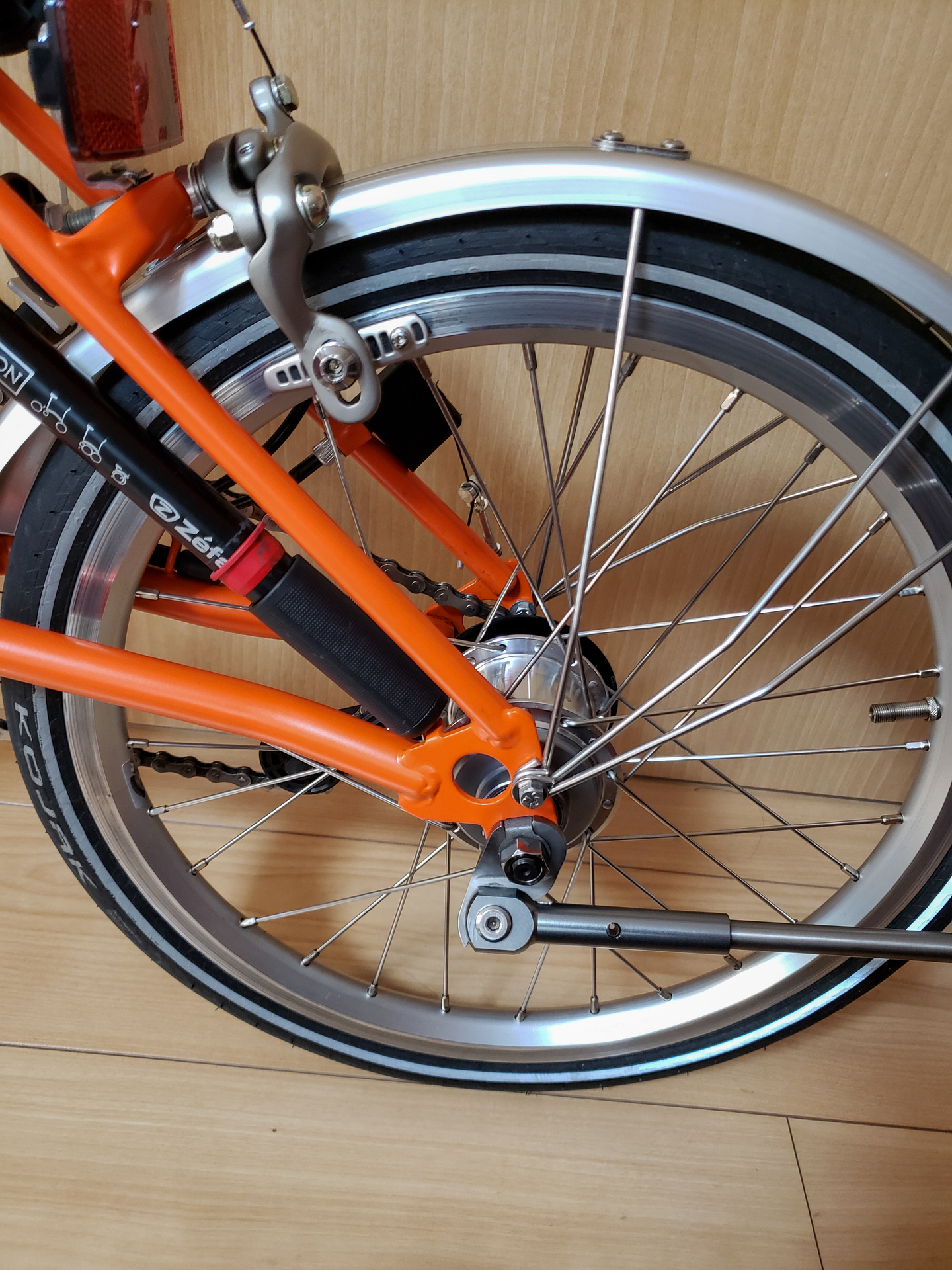 ブロンプトンS6L 前後フェンダー&純正エアポンプ ブロンプトン