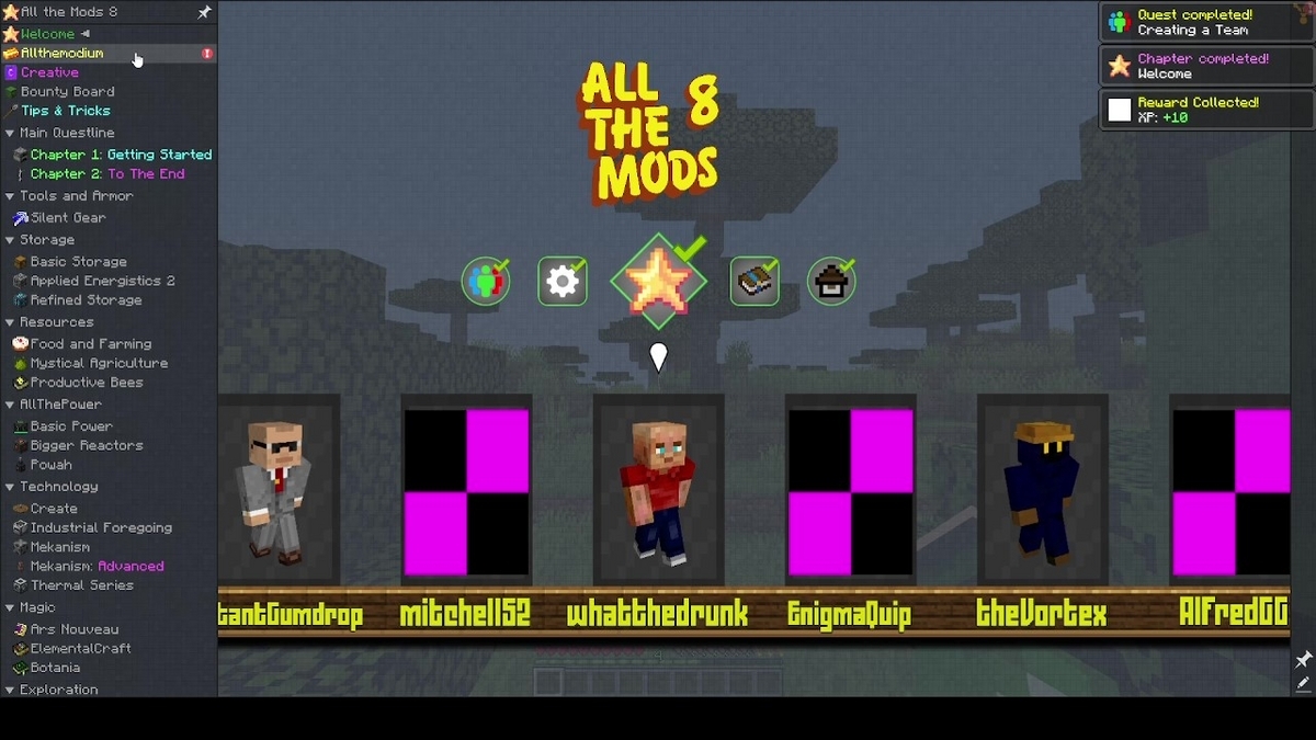 はじめまして＆Minecraft ATM8攻略開始 - ちゃむめろげむ日記