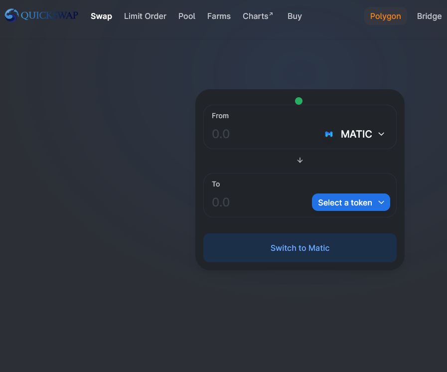 QuickSwapでのスワップ_その1
