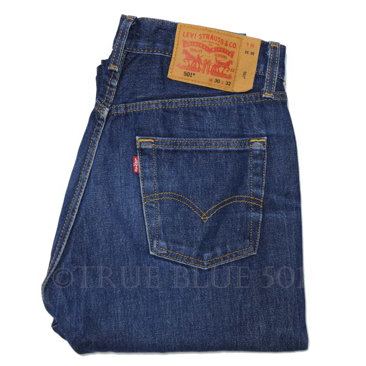 Levi's 501 STF 米国流通 現行モデルの経年変化 穿き込み1年7か