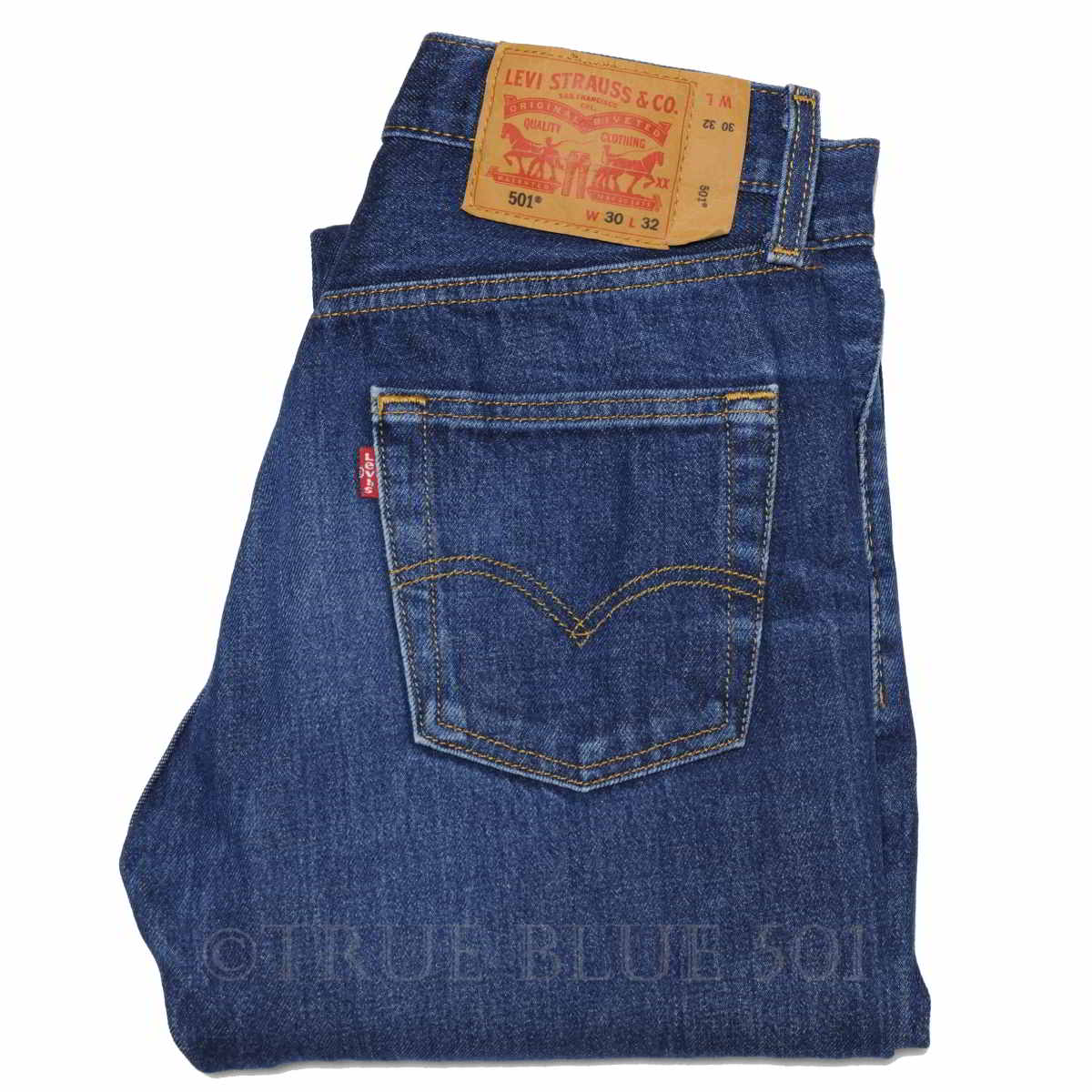 Levi’s501STFの色落ち1年10か月