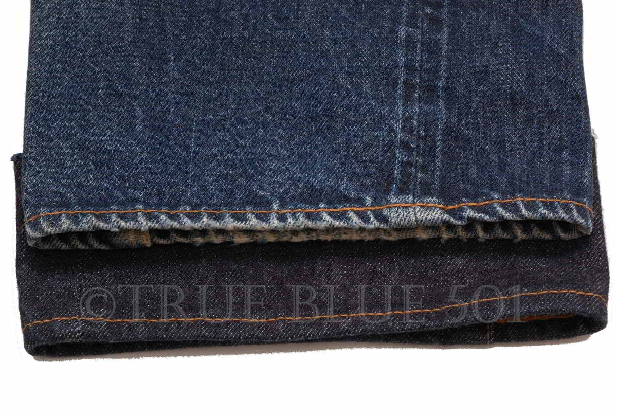 リジッドから7年穿いたジーンズの色落ち STUDIO D'ARTISAN SD-103 経年変化 - TRUE BLUE 501