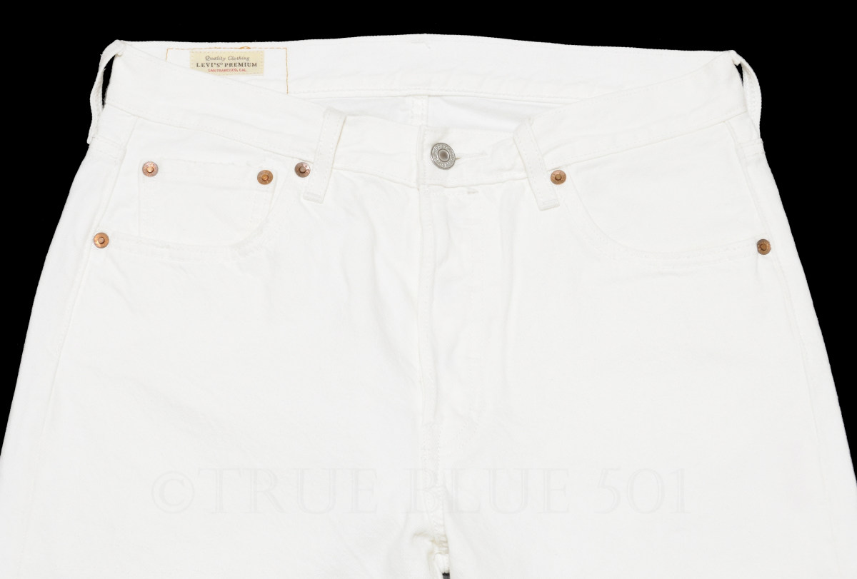 LEVI'S 501 WHITE JOURNAL STANDARD relume別注 - TRUE BLUE 501