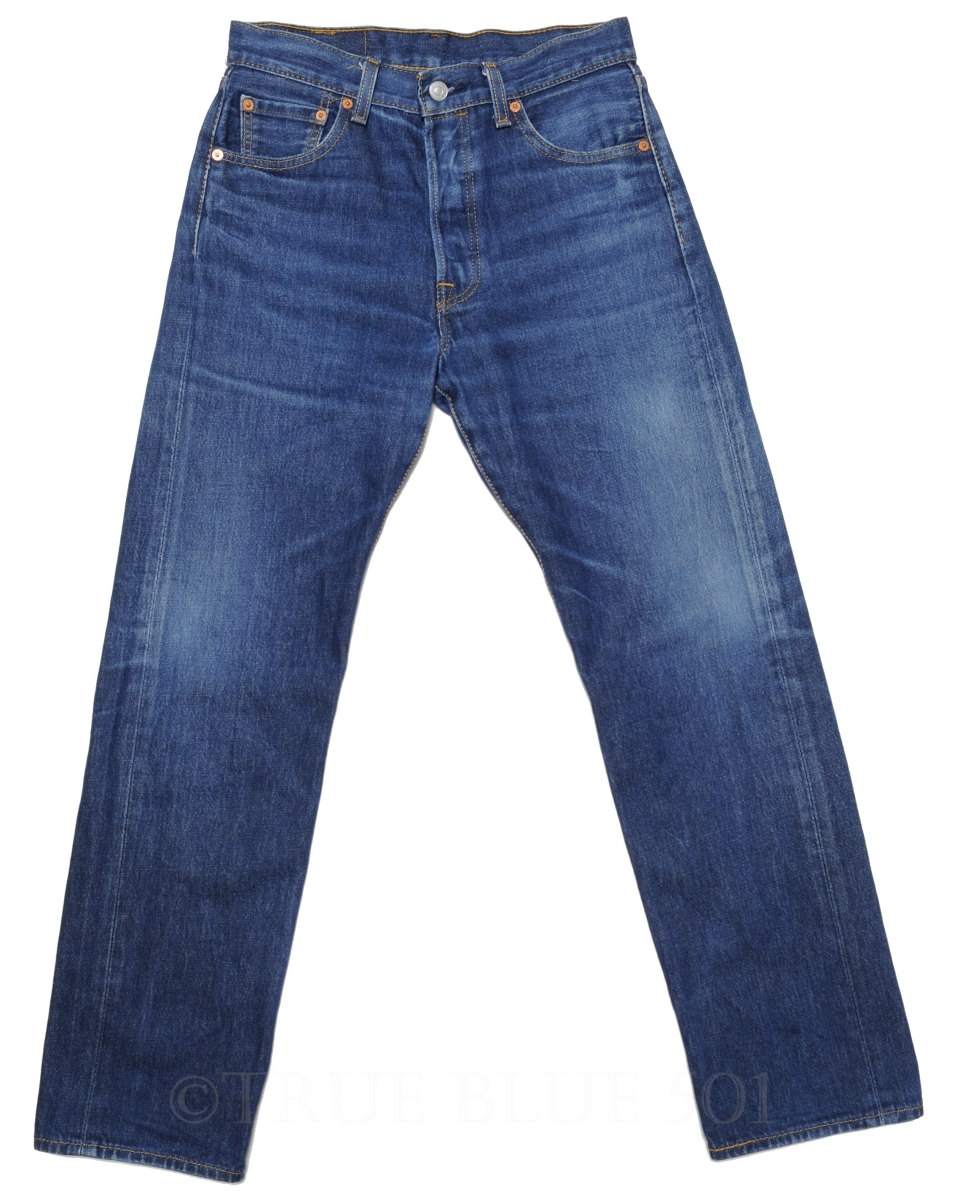 【試着1回】リーバイス 501 リジッド W46 乾燥機済　メキシコ製　タグ有 Levi's 501 STF 米国流通モデルの経年変化 穿き込み2年3か月 洗濯14回