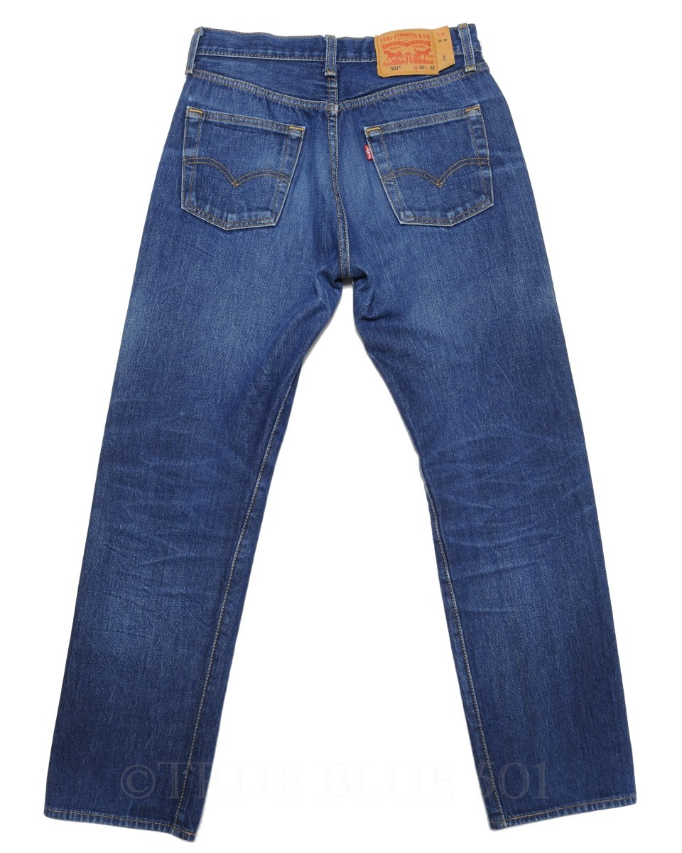 Levi's 501 STF 米国流通モデルの経年変化 穿き込み2年3か月 洗濯14回
