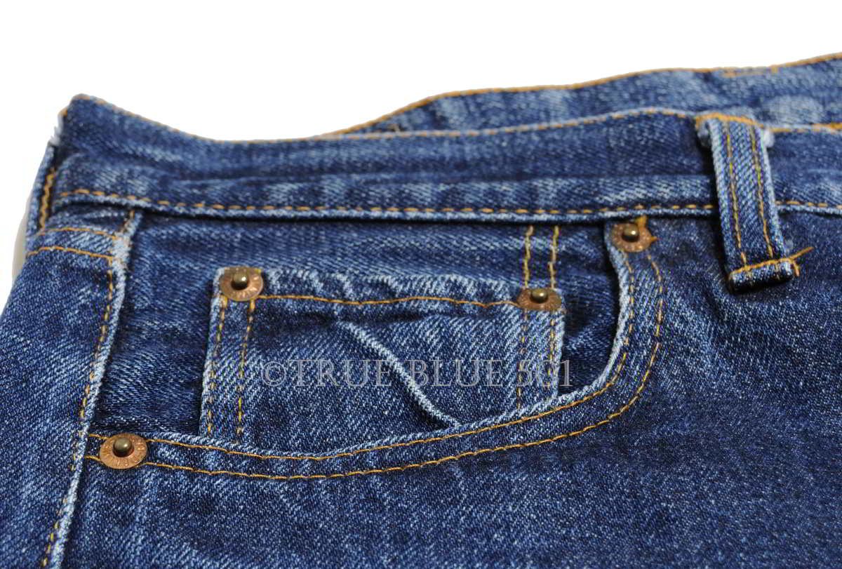DENIME ドゥニーム66モデルの経年変化・色落ち紹介 - TRUE BLUE 501