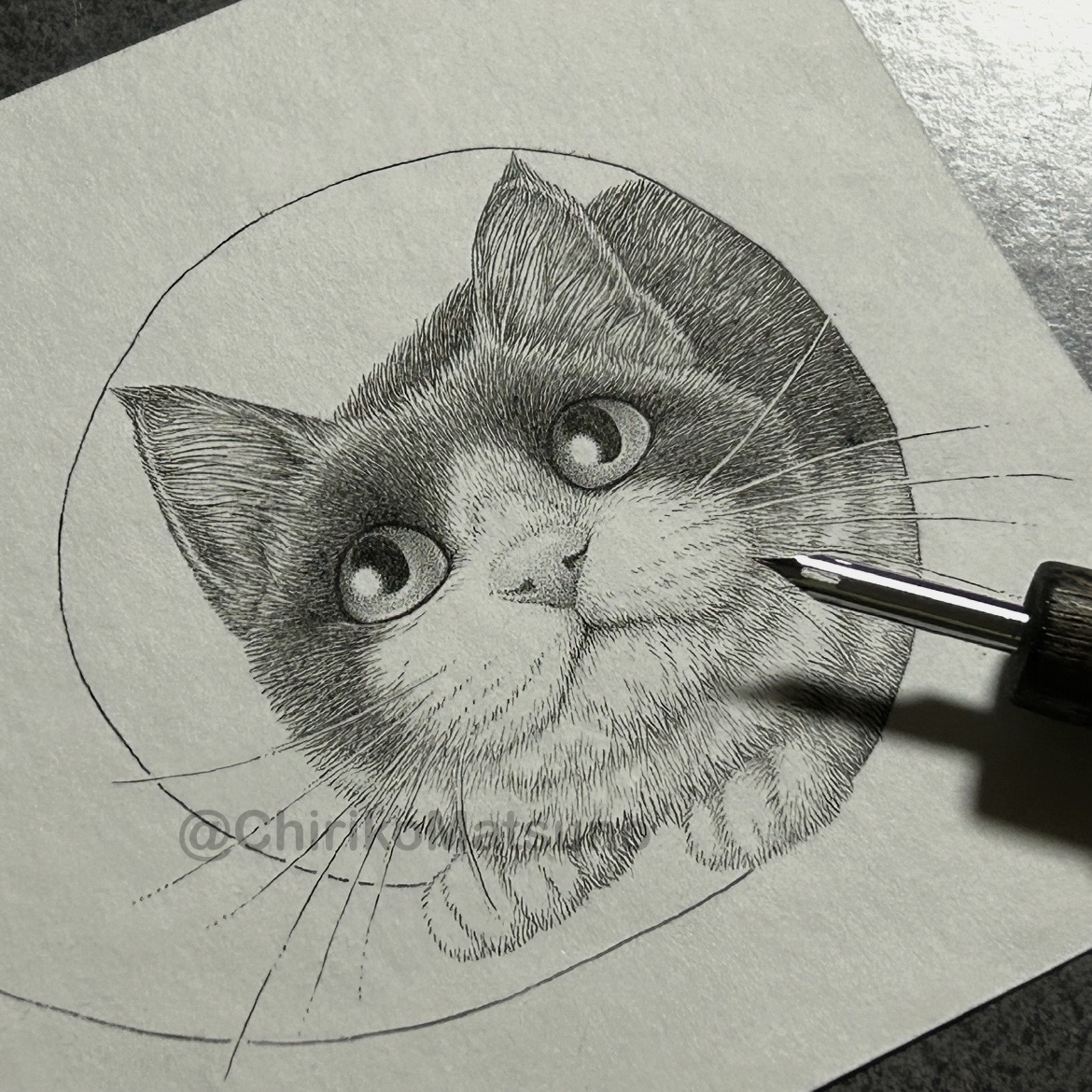 創作の果てに [ペン画制作の記録]