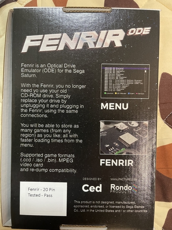 Fenrirを使ったSEGA SATURNのODE化体験 - Resolve Circuits