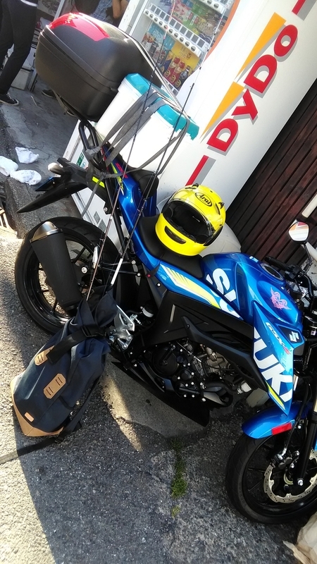 GSX-S125 リアキャリア オススメ - Chugokubike-GSXS125-YBGOD's