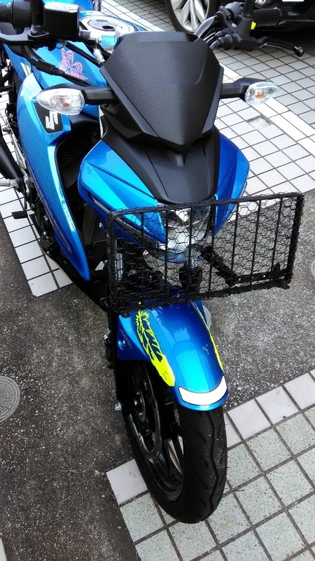 GSX-S125 カスタム ヘッドライト ガード customized headlight guard