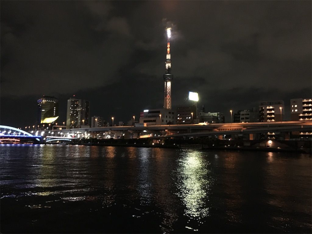 Sumida River At Night Is Good 東京旅行 一日目 牛車で往く