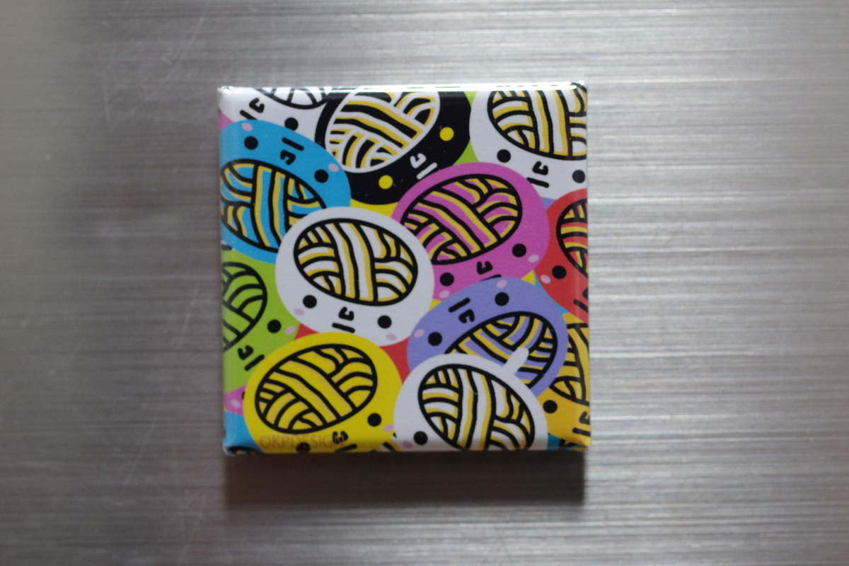 うどん県 カラフルうどん脳マグネット 【香川県高松市