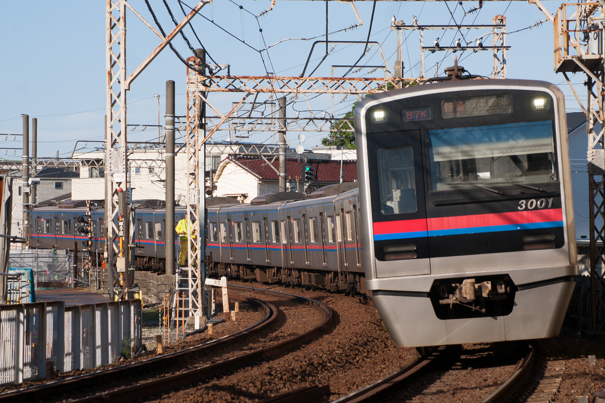 京成3700 京急1500 ジャンク 京急撮影記（八ツ山橋）第3回。1500形、A快特代走、1057編成