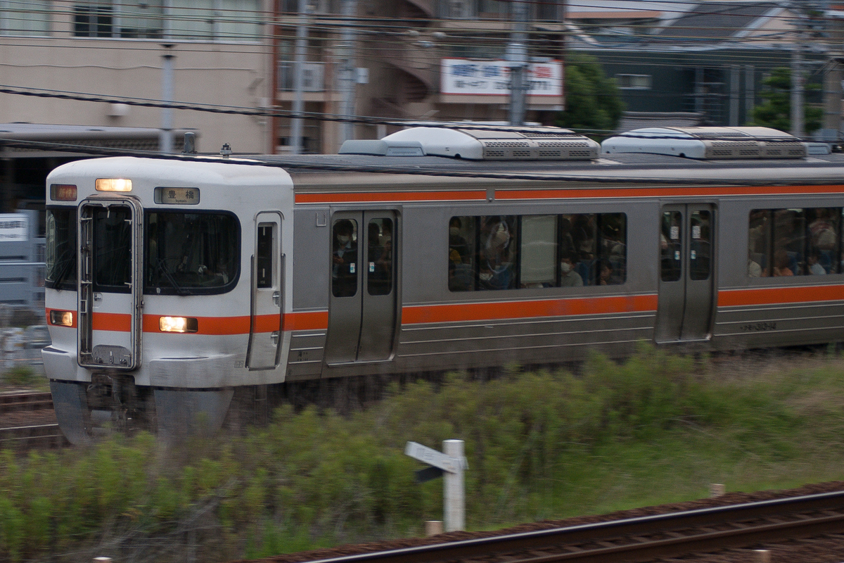 中京圏の東海道線撮影記は最終回。新しいJR東海315系、従来の313