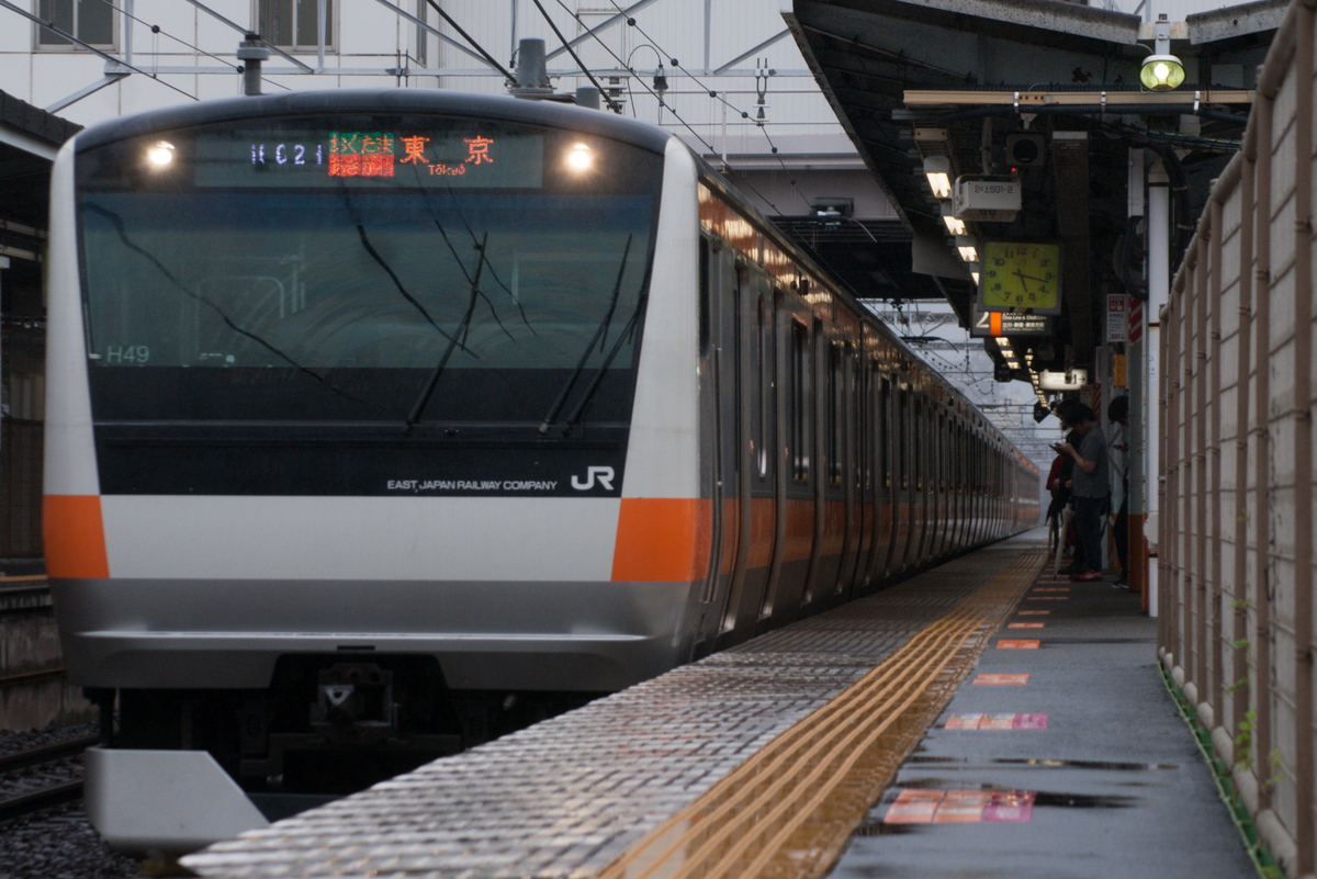 中央線E233系0番台 10両の姿の振返り？ H編成とおまけの青編成