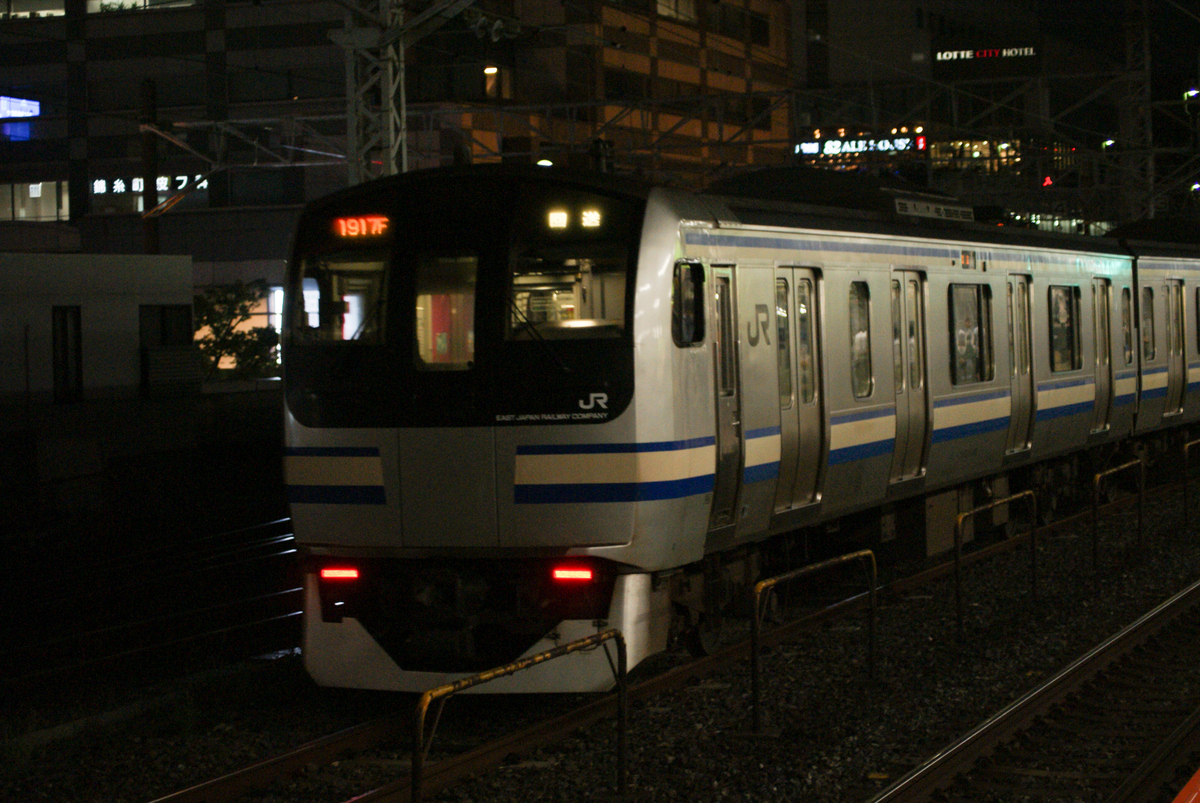 立石カーブの帰り道。大活躍の都営5500形、京急600形運転台、E217系と