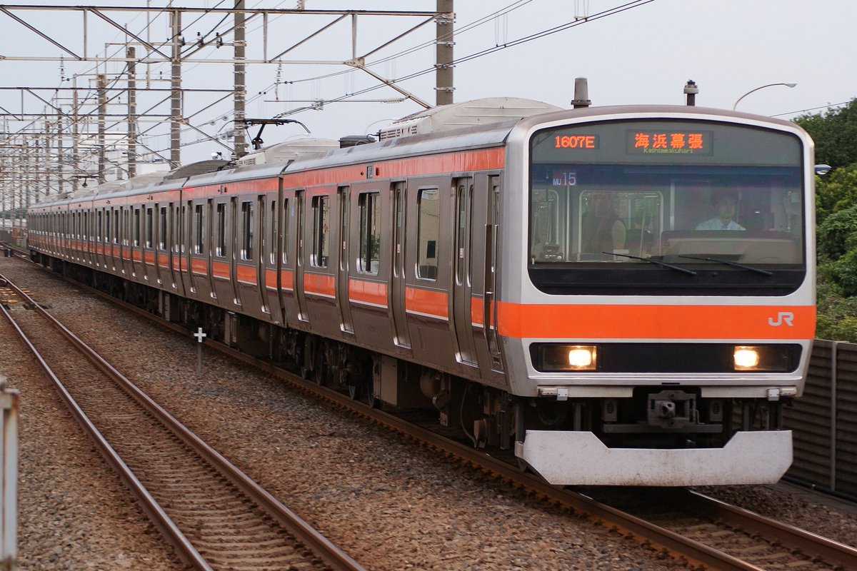 鉄道部品 急行「つがいけ」 京葉線撮影記。E257系わかしお×3、E231系・E233系集中記録