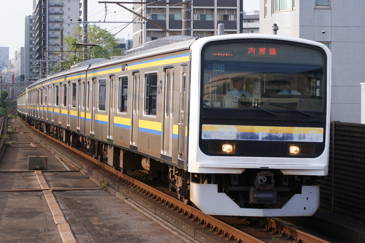 209系 房総 Sudden changes in operations in the Boso region] The